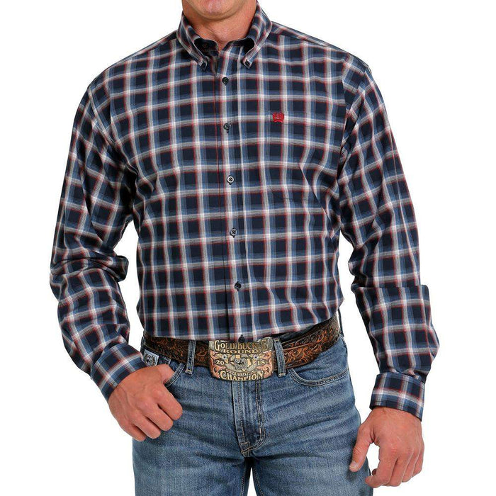 Mens Plaid Long Sleeve