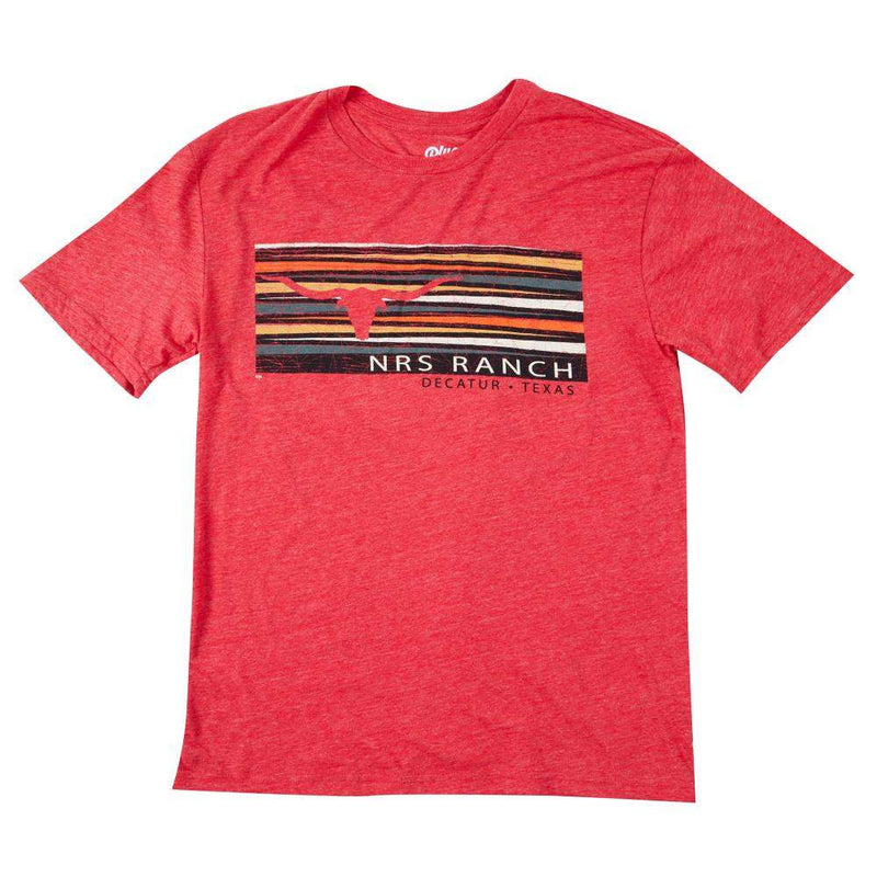 NRS Ranch Longhorn Red Tee Shirt