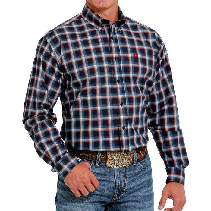 Cinch Mens Long Sleeve Plaid