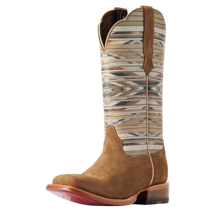 Women's Chimayo Dijon Roughout Santa Fe Mustard 12inn Top Boot