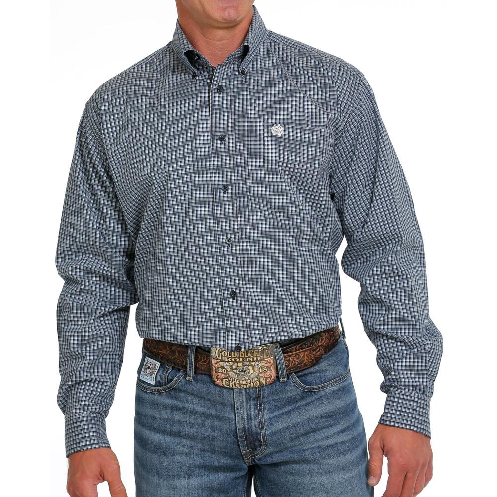 Cinch Mens Long Sleeve Plaid