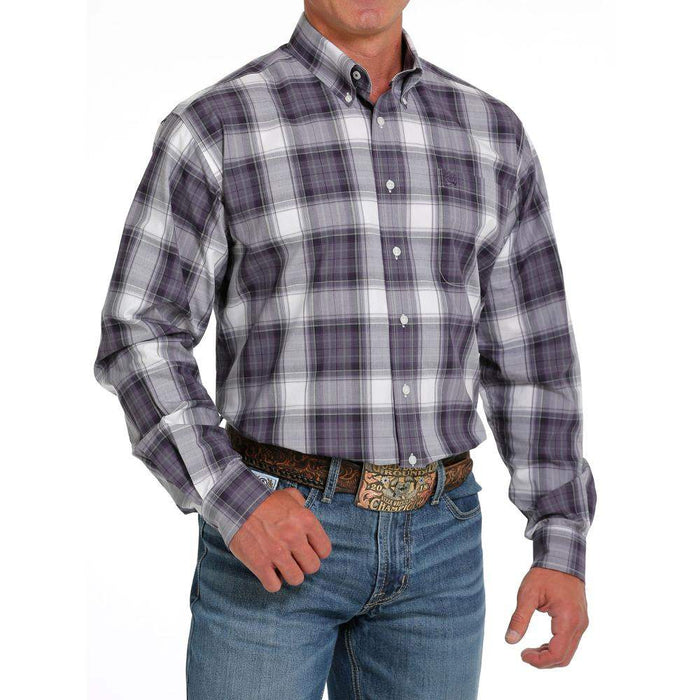 Cinch Mens Long Sleeve Plaid