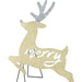 Mud Pie Christmas Deer Tin Easel Decor