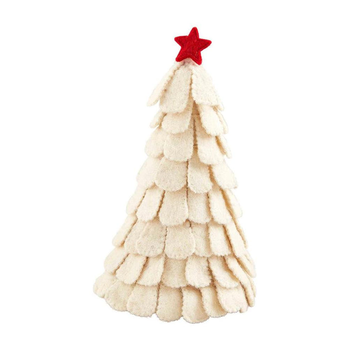 Small White Felt Tree Sitter