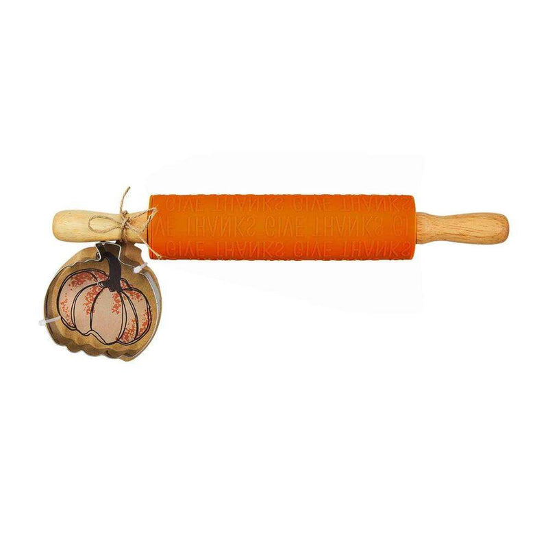 Mud Pie Give Thanks Silicone Rolling Pin