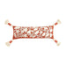 Mud Pie Rust Leaf Embroidered Long Pillow