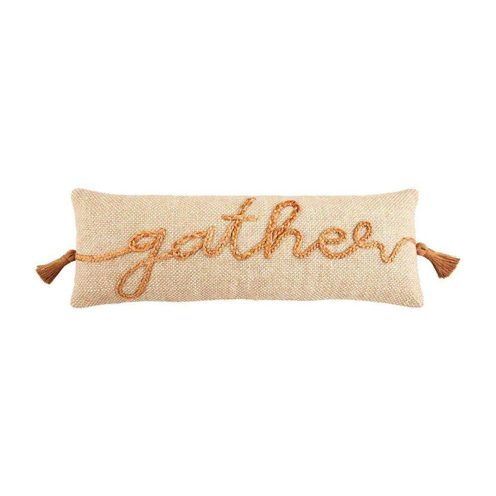 Mud Pie Gather Jute Tassel Pillow
