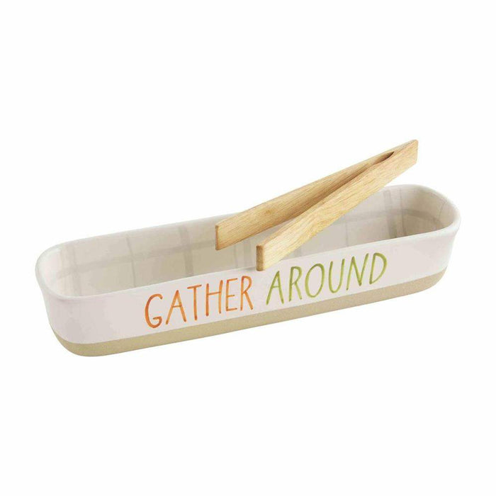 Mud Pie Gather Cracker Dish Set