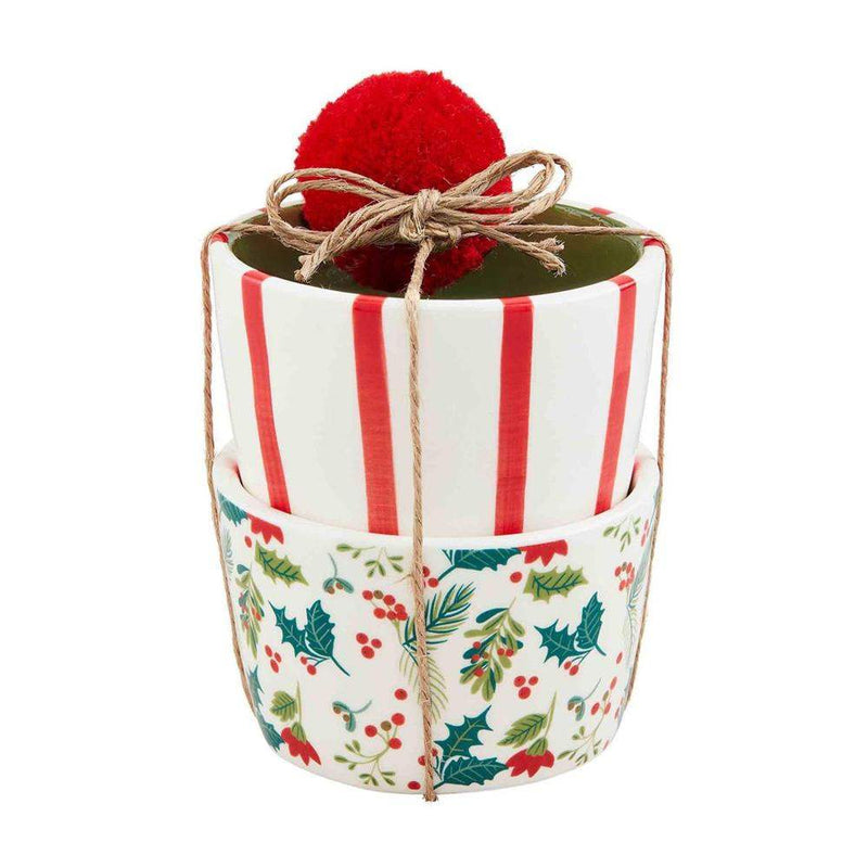 Mud Pie Poinsettia Tidbit Set