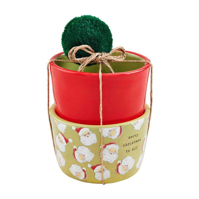 Mud Pie Santa Tidbit Set