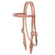 Straight Browband Headstall with Quick Change Buckles