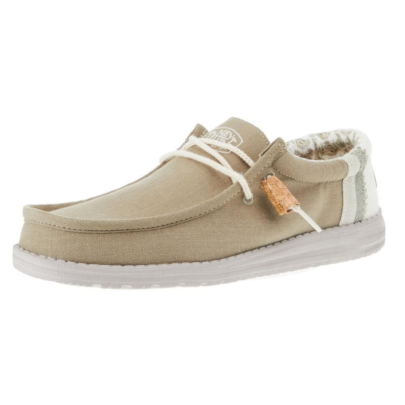 Men's Wally Linen Natural Mows Casual Shoe