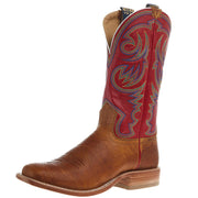 Mens Sawyer Shrunken Shoulder 13 In Red Vintage Goat Top Cowboy Boot