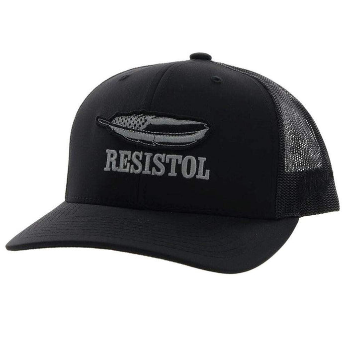 Hooey Resistol Black Feather Logo Cap