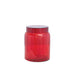 Creative Co-Op Glass Red Jar