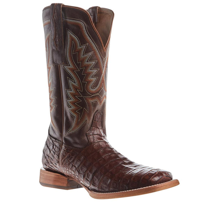 Mens PRCA Cognac Caiman Belly 13in Cigar Top