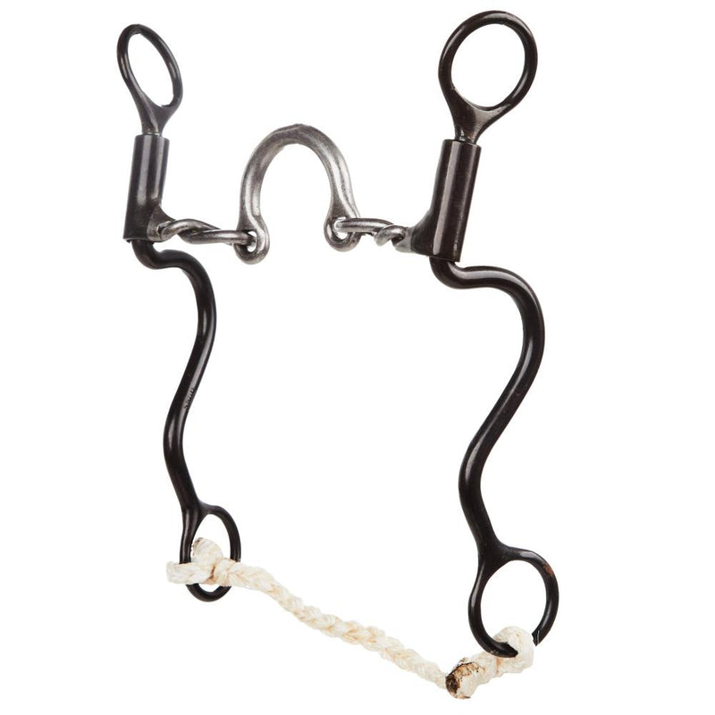 Medium Port Twisted Pretzel Calvary Shank Bit