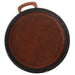 Exclusive Rope Can with Geometric Tooled Leather Lid