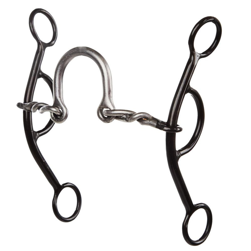 Twisted Wire Tall Port Gag Bit