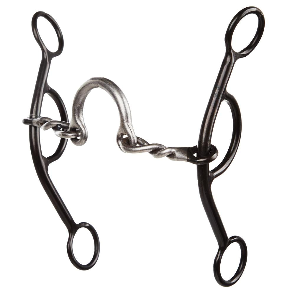 Dutton Bits Twisted Wire Medium Port Gag Bit