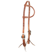 Natural 5/8 Inch Single Ear Gag Cheek Headstall
