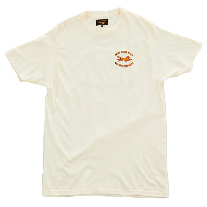 Seager Inc White Born Wild Tee