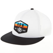 Cowboy White and Black Cap
