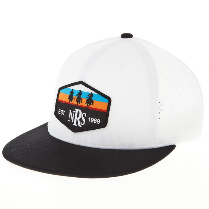 Cowboy White and Black Cap