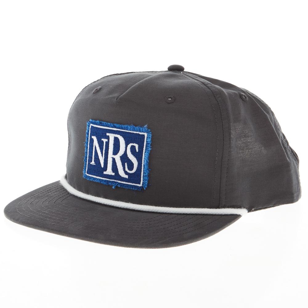 NRS Charcoal and White Rope Cap