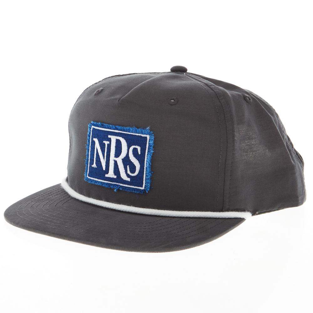 Nrs Roping Logo NRS Charcoal and White Rope Cap