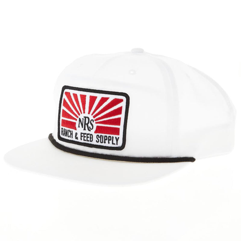 Ranch Feed Supply White and Black Cap