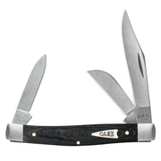 Smooth Black Micarta - Medium Stockman