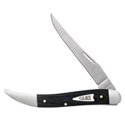 Smooth Black Micarta - Medium Texas Toothpick