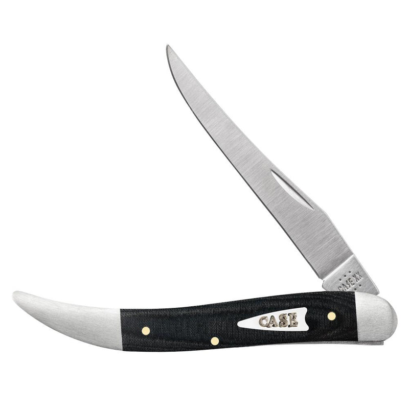 Smooth Black Micarta - Medium Texas Toothpick