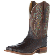 Tony Lama Men's Foster Sienna Full Quill Ostrich 11in Goat Top