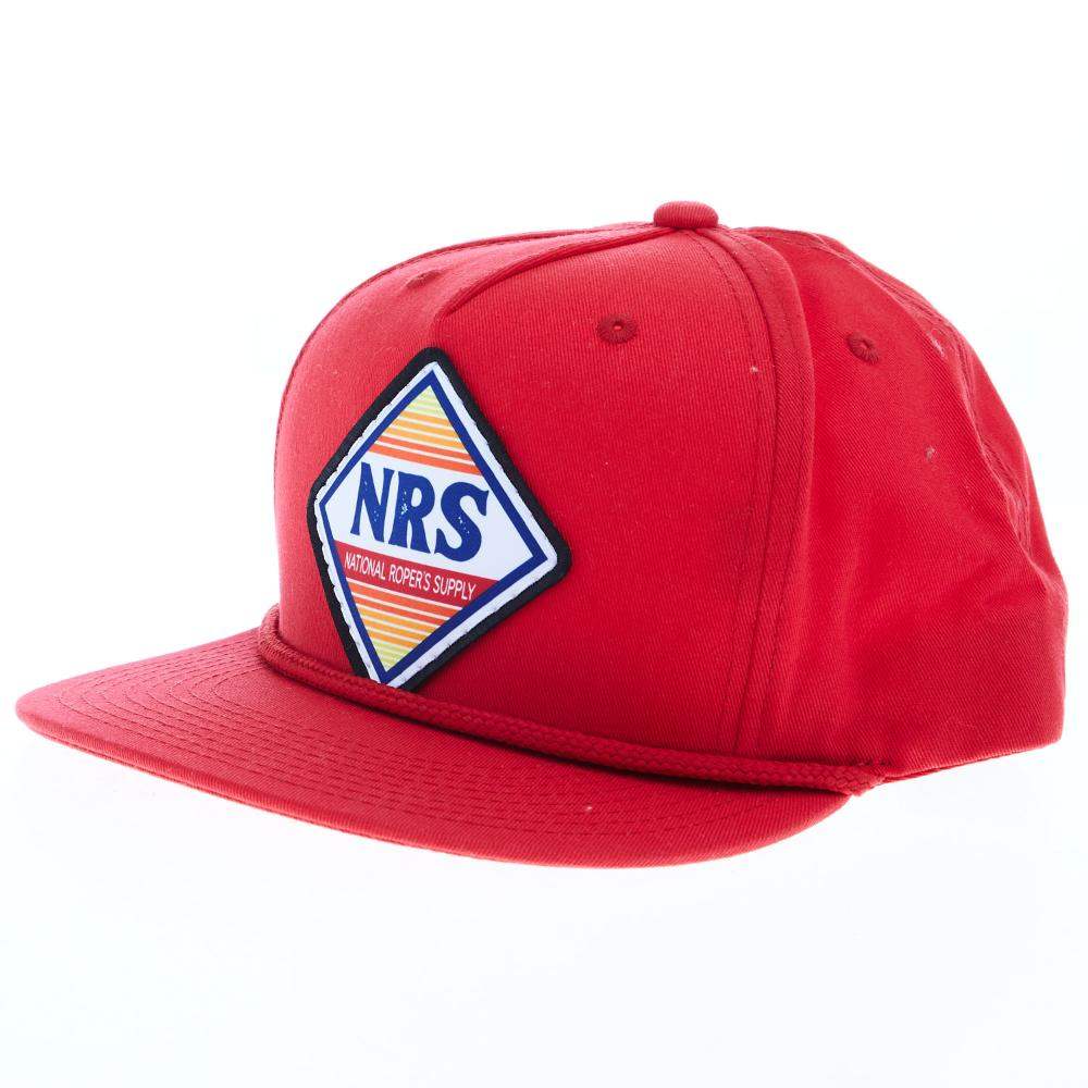 Nrs Roping Logo NRS Red with Rope Logo Cap