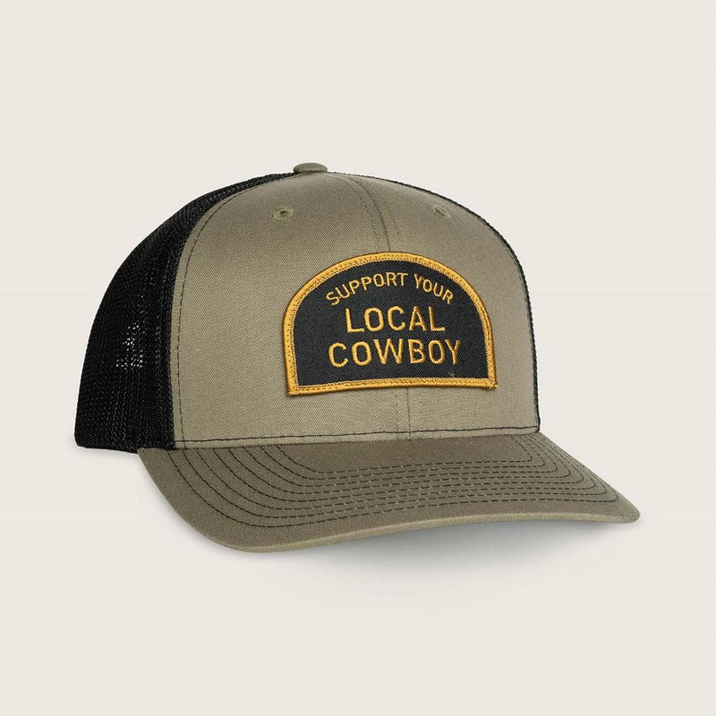 Olive Support Your Local Cowboy Cap
