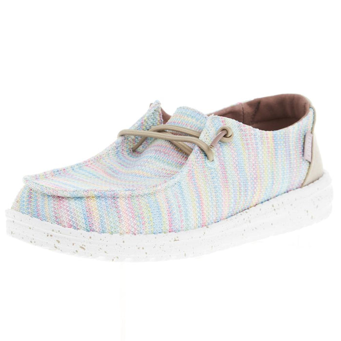 Hey Dude Youth Wendy Stretch Aurora White