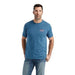 Ariat Men's Steel Blue Heather Flag Flow T-Shirt
