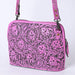 American Darling Fushia Tooled Bag