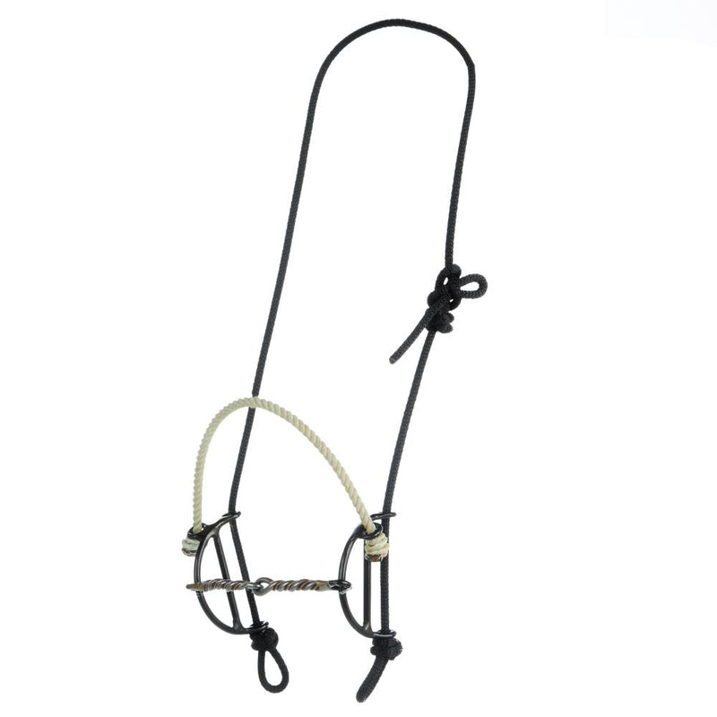 Copper Twisted Rope Nose Sliding Draw Gag Headstall