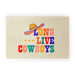 Deny Designs Long Live Cowboys Small Welcome Mat