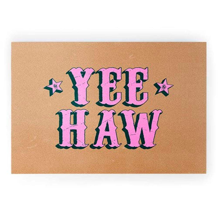 Deny Designs Yee Haw Full Rodeo Welcome Mat