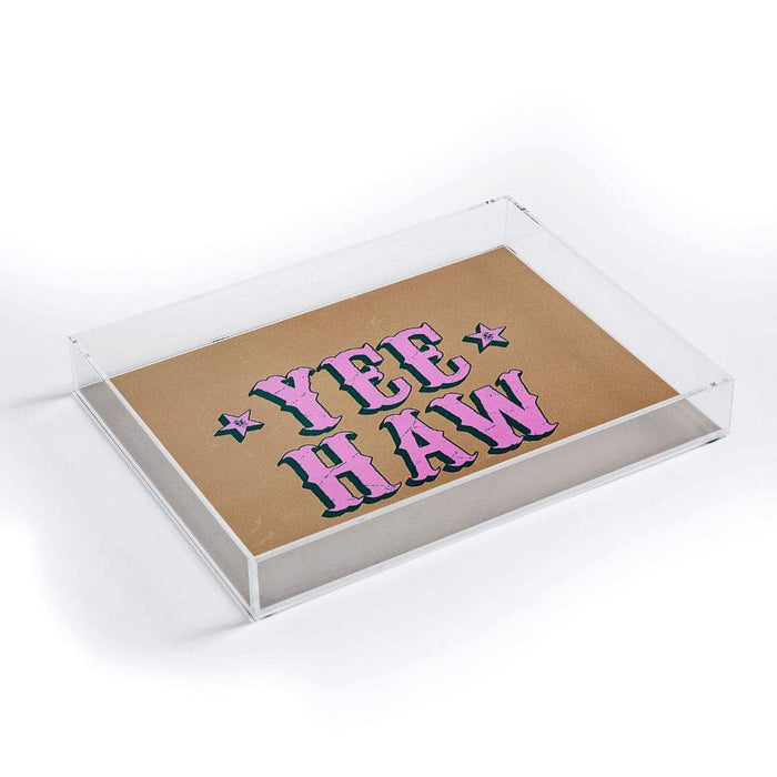 Deny Designs Yee Haw Full Rodeo Small Acrylic Tray