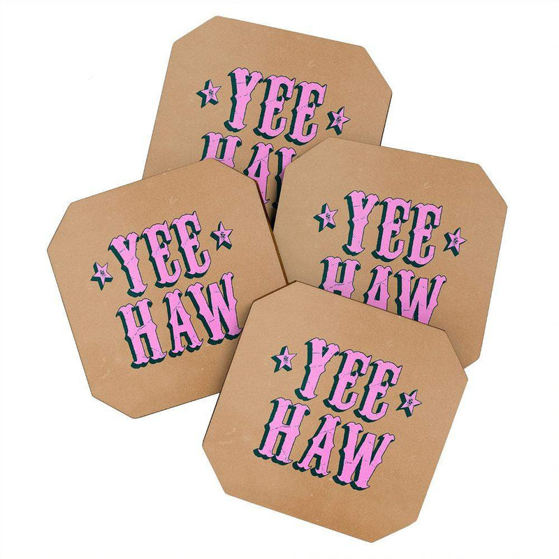 Deny Designs Yee Haw Full Rodeo Coaster Set