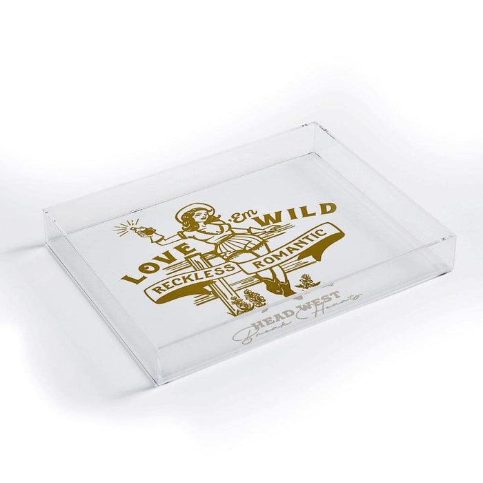 Whisky Ginger Medium Acrylic Tray