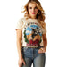 Ariat Women's Rancho Rodeo Summer Sand Graphic Tee
