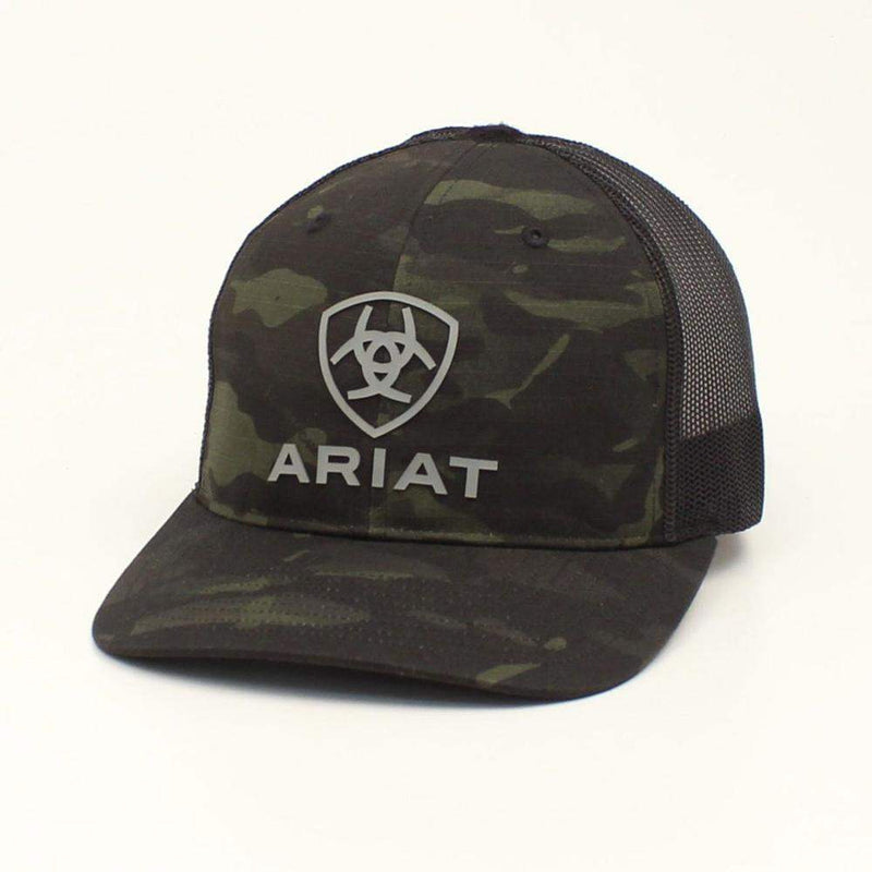Ariat Snap Back Rubber Logo Camo
