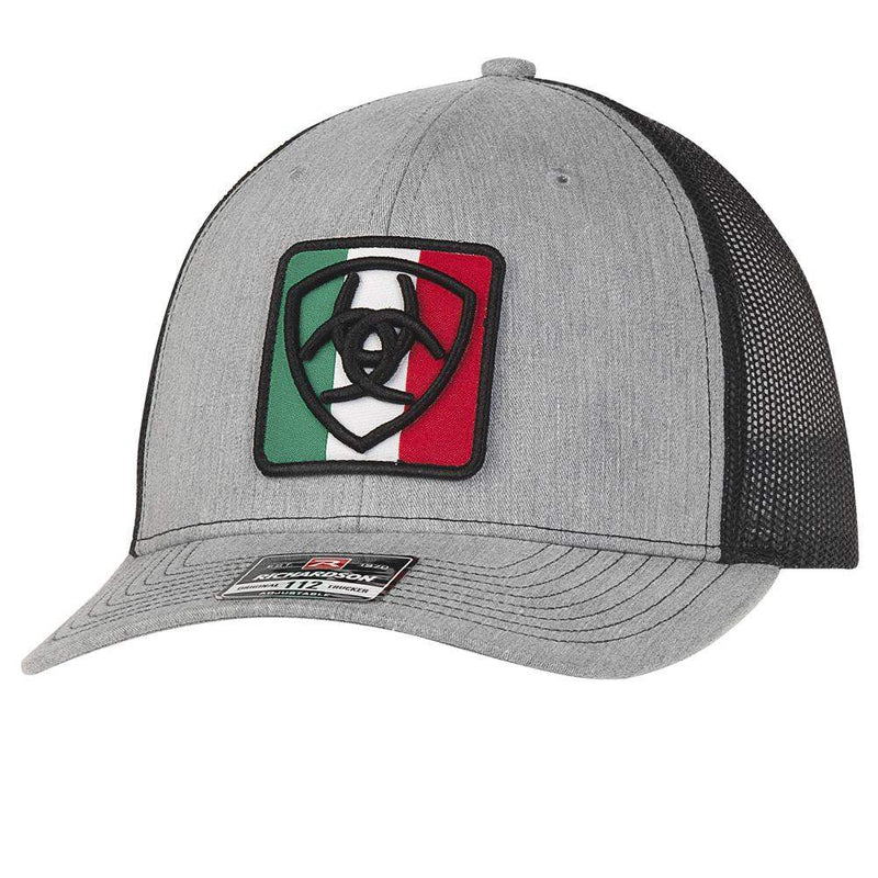 Ariat Shield Mexico Flag Grey Cap