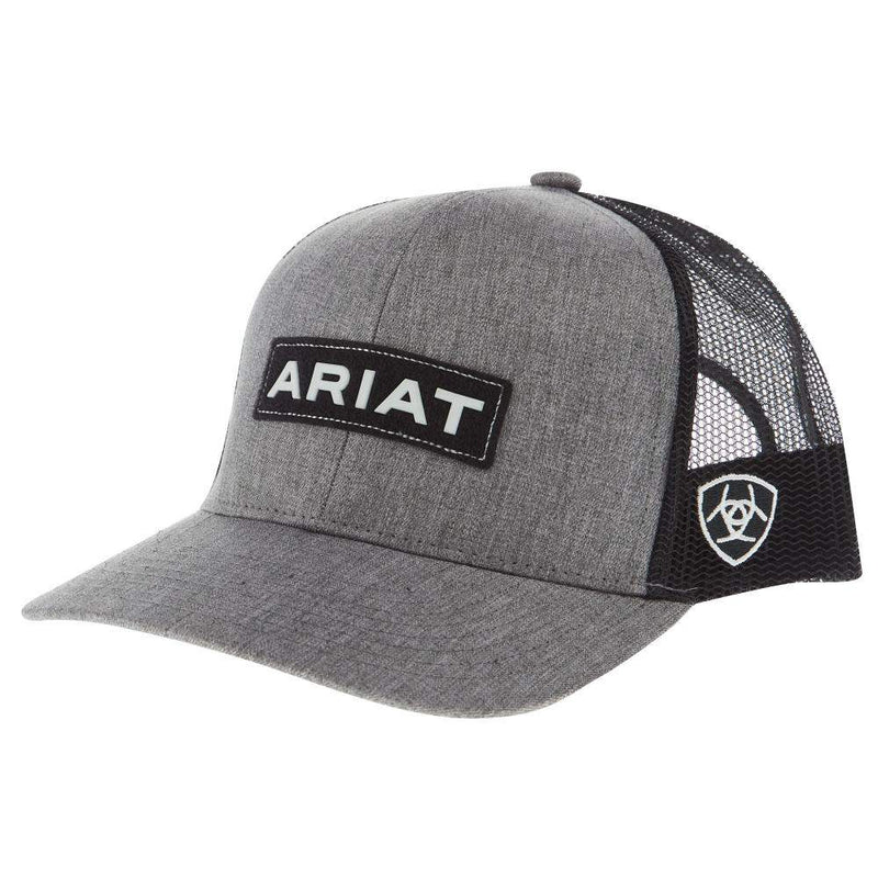 Ariat Men's Grey Snapback Logo Cap